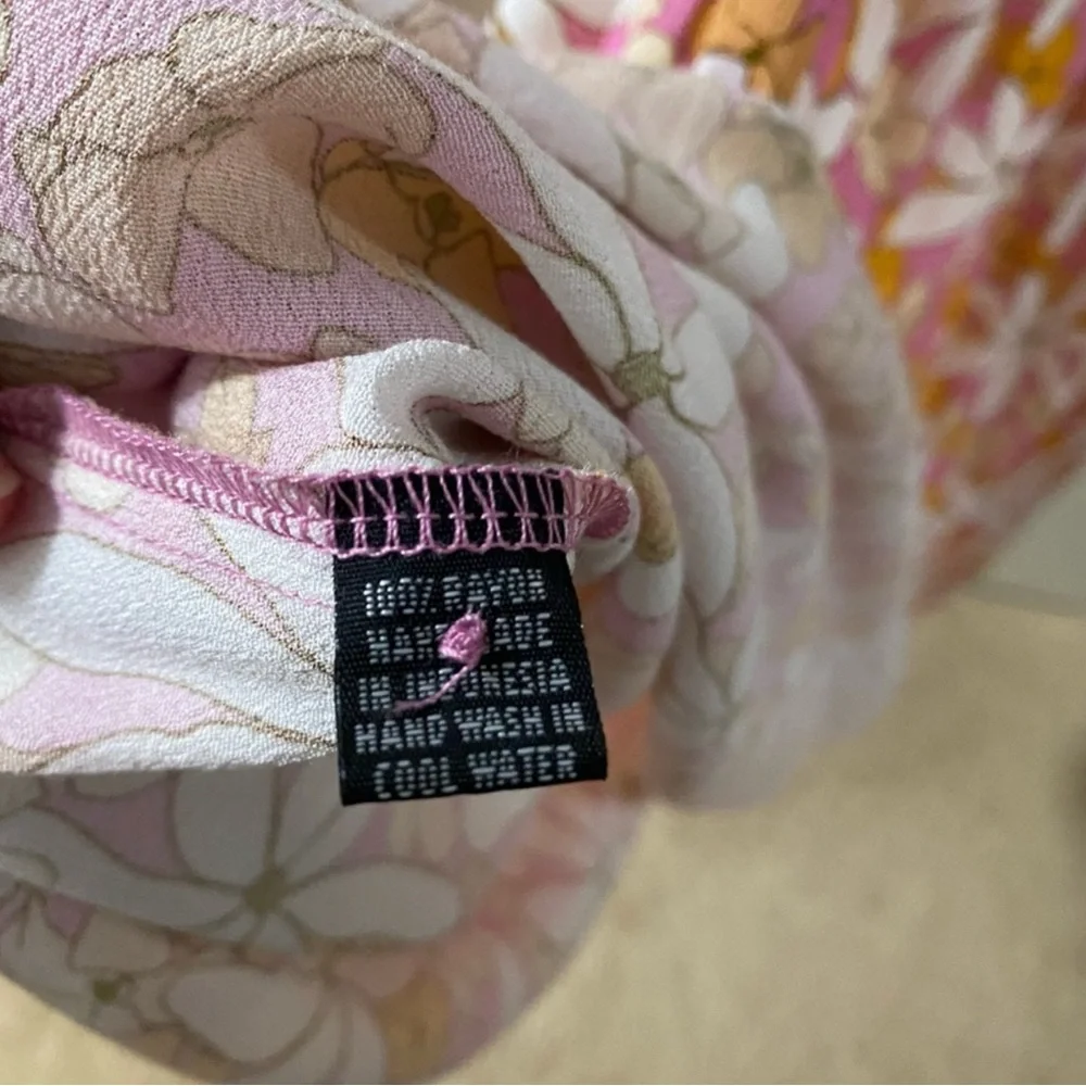 Fighting Eel Ava Sky Daniela Pink Tiare Maxi Dress floral - Picture 9 of 10